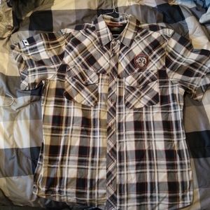 Genuine Harley Davidson Shop Style Button Down Shirt